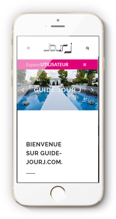 Guide Jour J - Mariage Juif - site mobile - site tablette